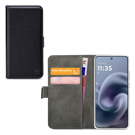 Mobilize Classic Gelly Wallet Book Case Motorola Moto G86 5G Schwarz