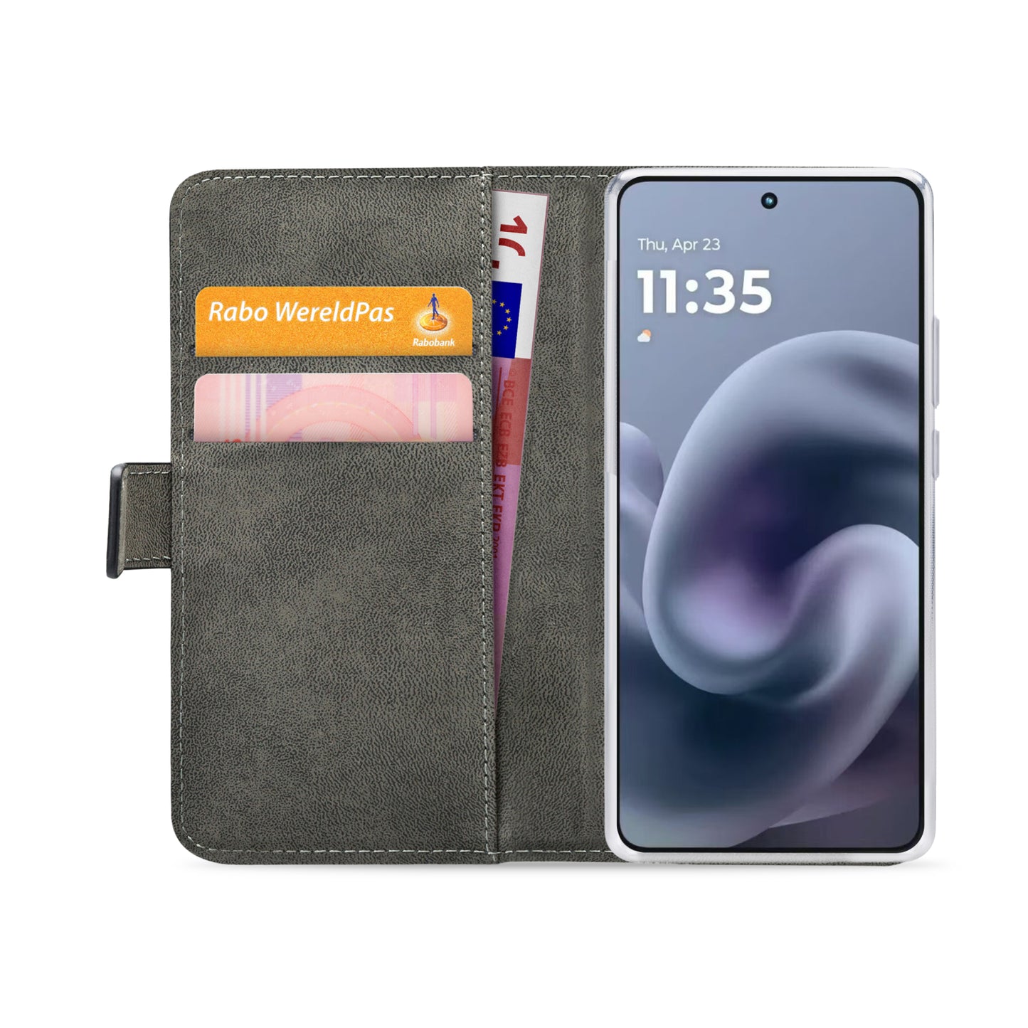 Mobilize Classic Gelly Wallet Book Case Motorola Moto G86 5G Black