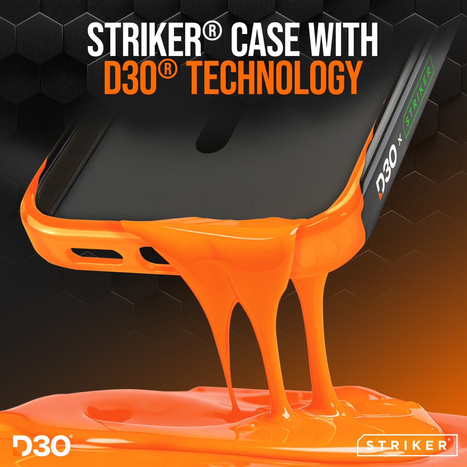 Striker X-Core - D3O Xtreme Impact Mag Case PRO - Black - Apple iPhone Air