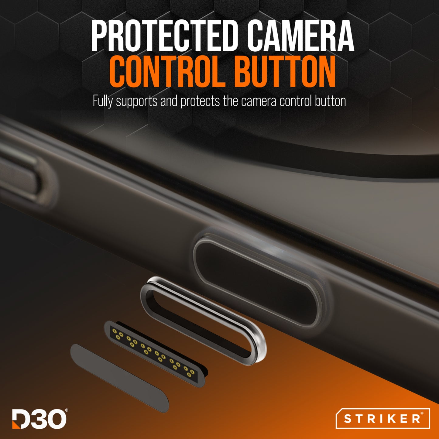 Striker X-Core - D3O Xtreme Impact Mag Case PRO - Black - Apple iPhone 17 Pro/18 Pro