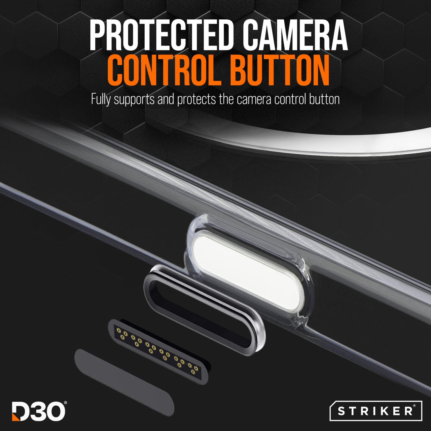 Striker X-Core - D3O Xtreme Impact Mag Case PRO - Clear - Apple iPhone Air