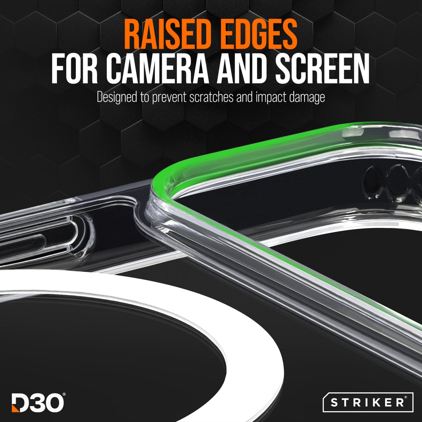 Striker X-Core - D3O Xtreme Impact Mag Case PRO - Clear - Apple iPhone 17 Pro Max/18 Pro Max