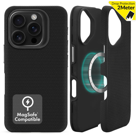 My Style Magsafe Tough Case für Apple iPhone 16 Pro Schwarz