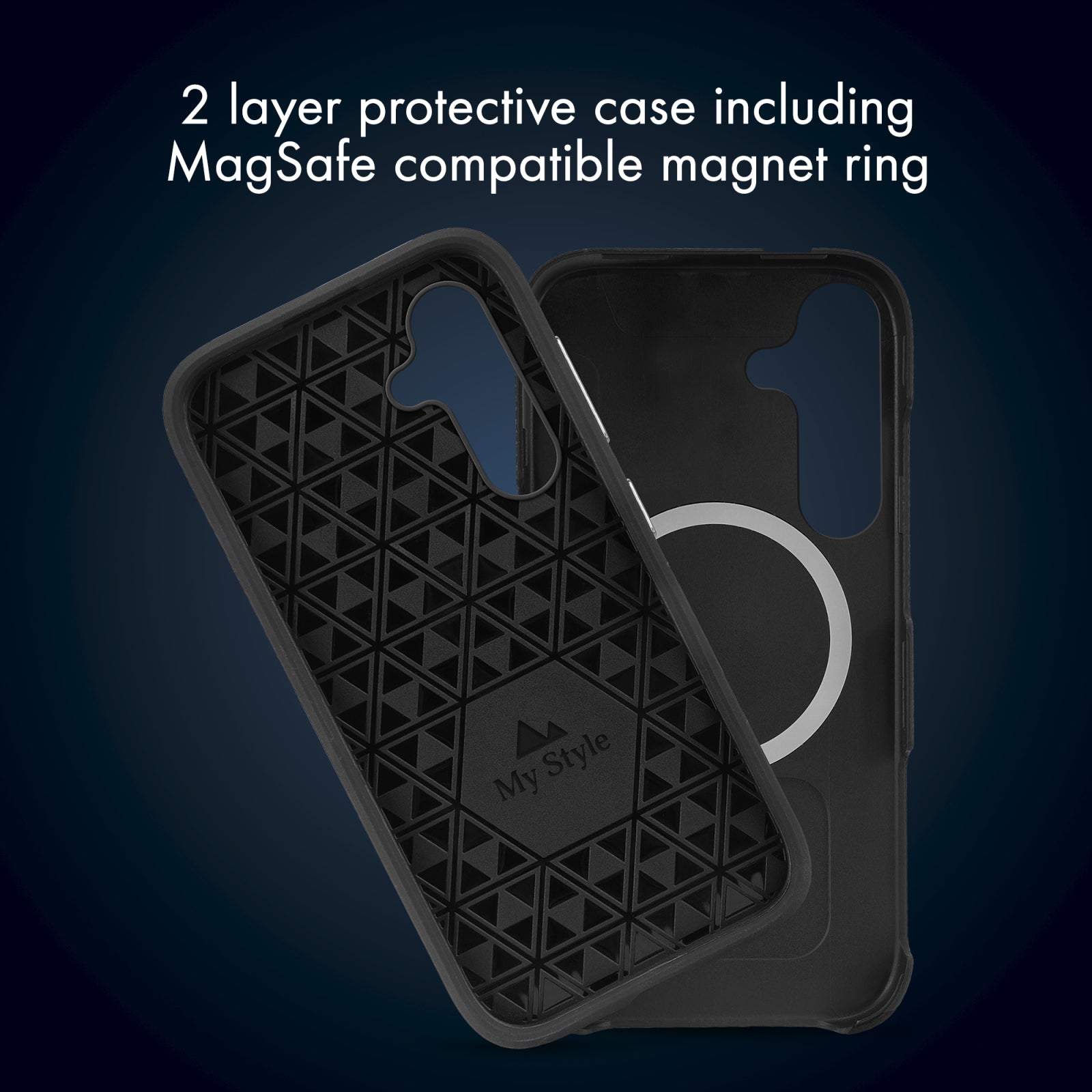 My Style Magsafe Tough Case for Samsung Galaxy S25 Ultra 5G Black