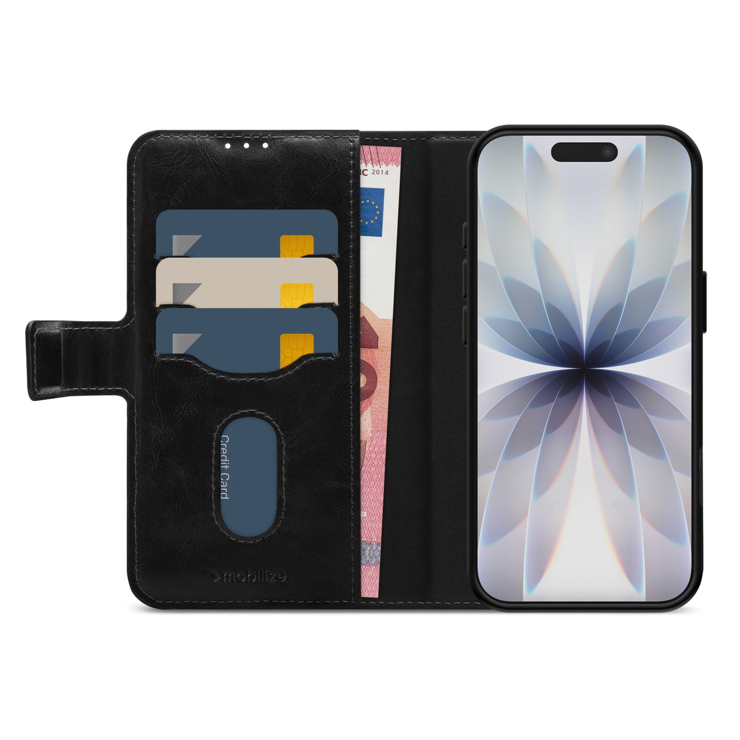 Mobilize 2in1 Magsafe Compatible Gelly Wallet Case Apple iPhone 17 Black