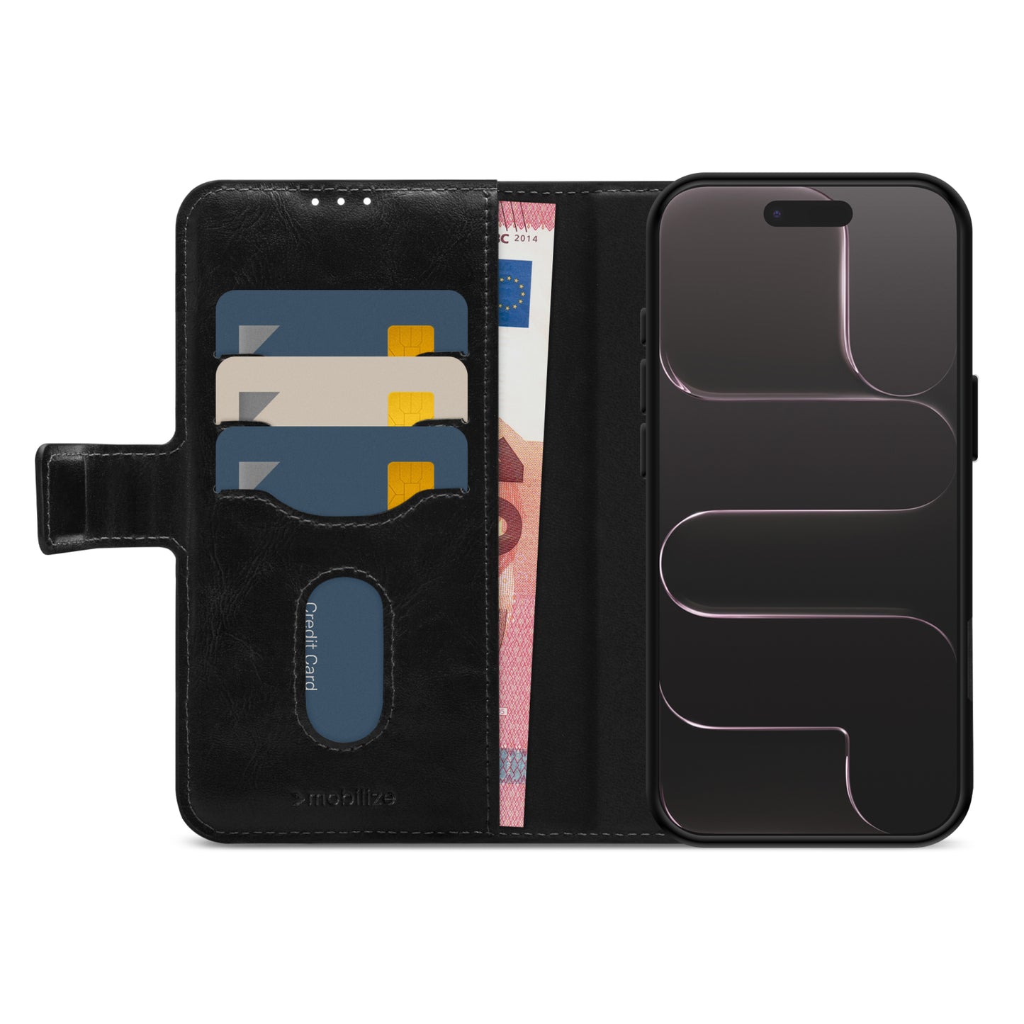 Mobilize 2in1 Magsafe Compatible Gelly Wallet Case Apple iPhone Air Black