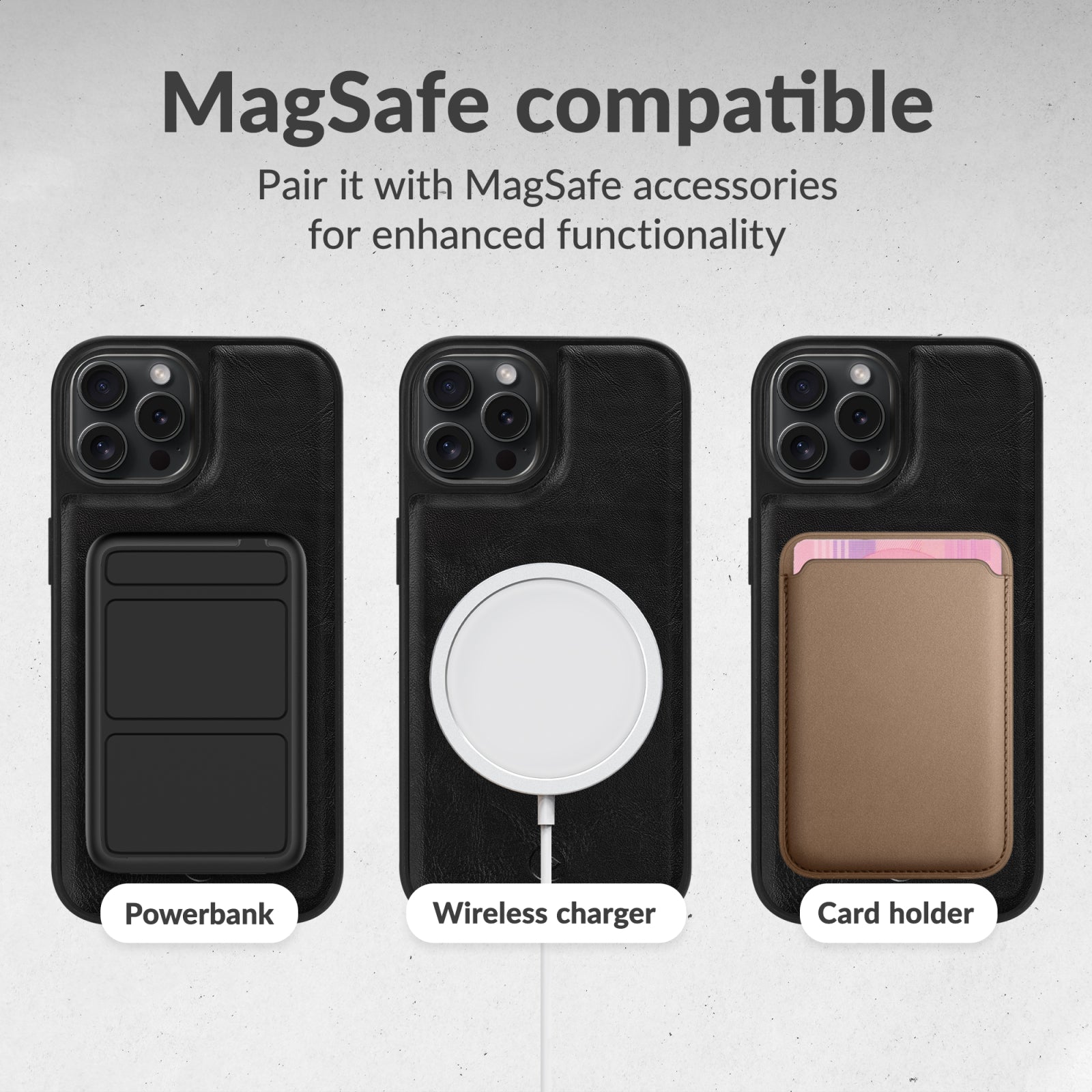 Mobilize 2in1 Magsafe Compatible Gelly Wallet Case Apple iPhone Air Black
