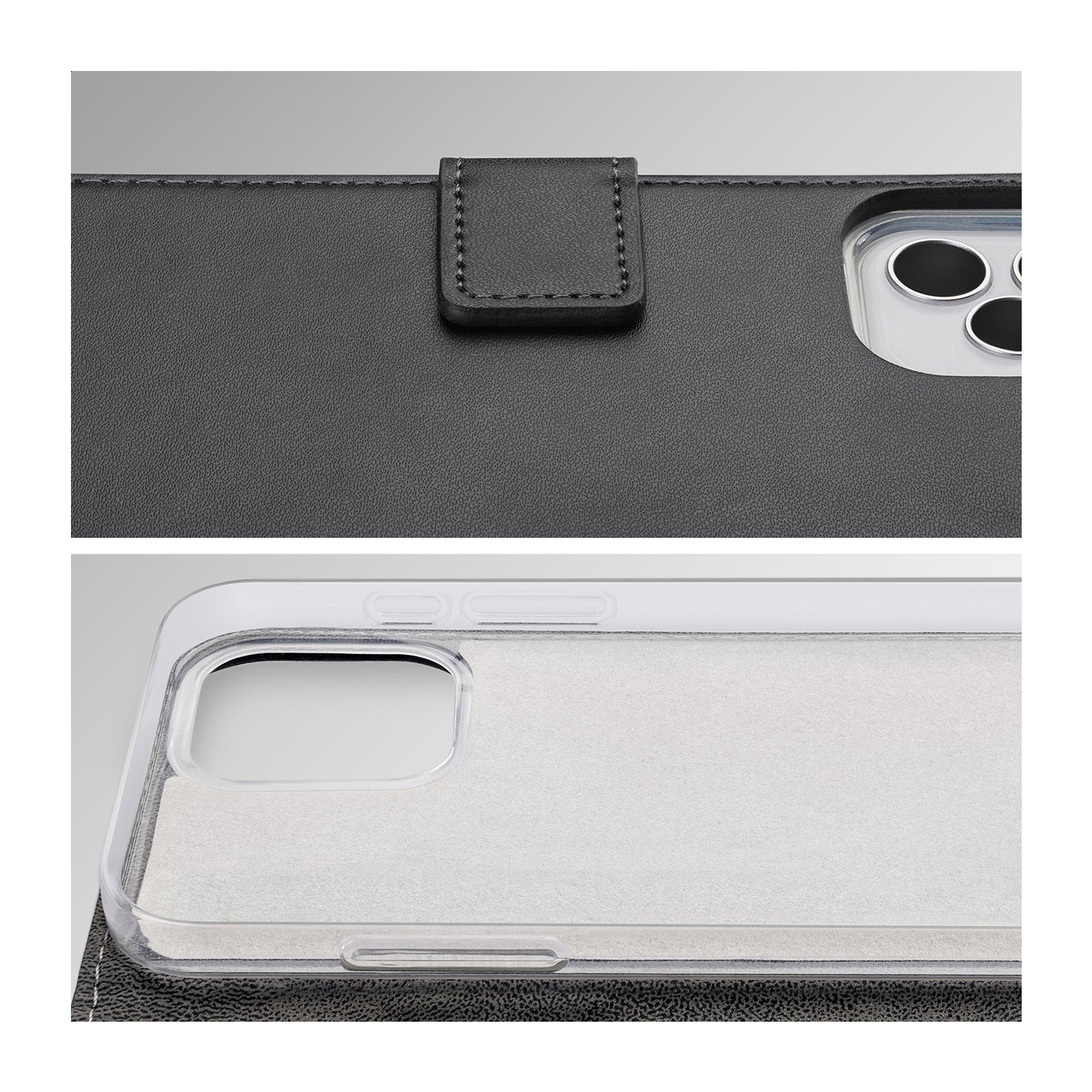Mobilize Classic Gelly Wallet Book Case Apple iPhone 17 Pro Black