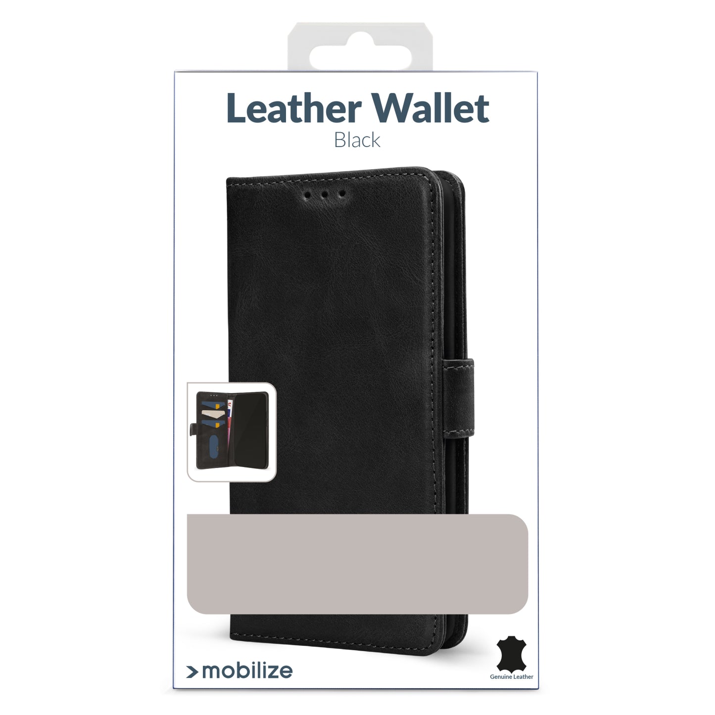 Mobilize Leather Wallet Apple iPhone Air Black