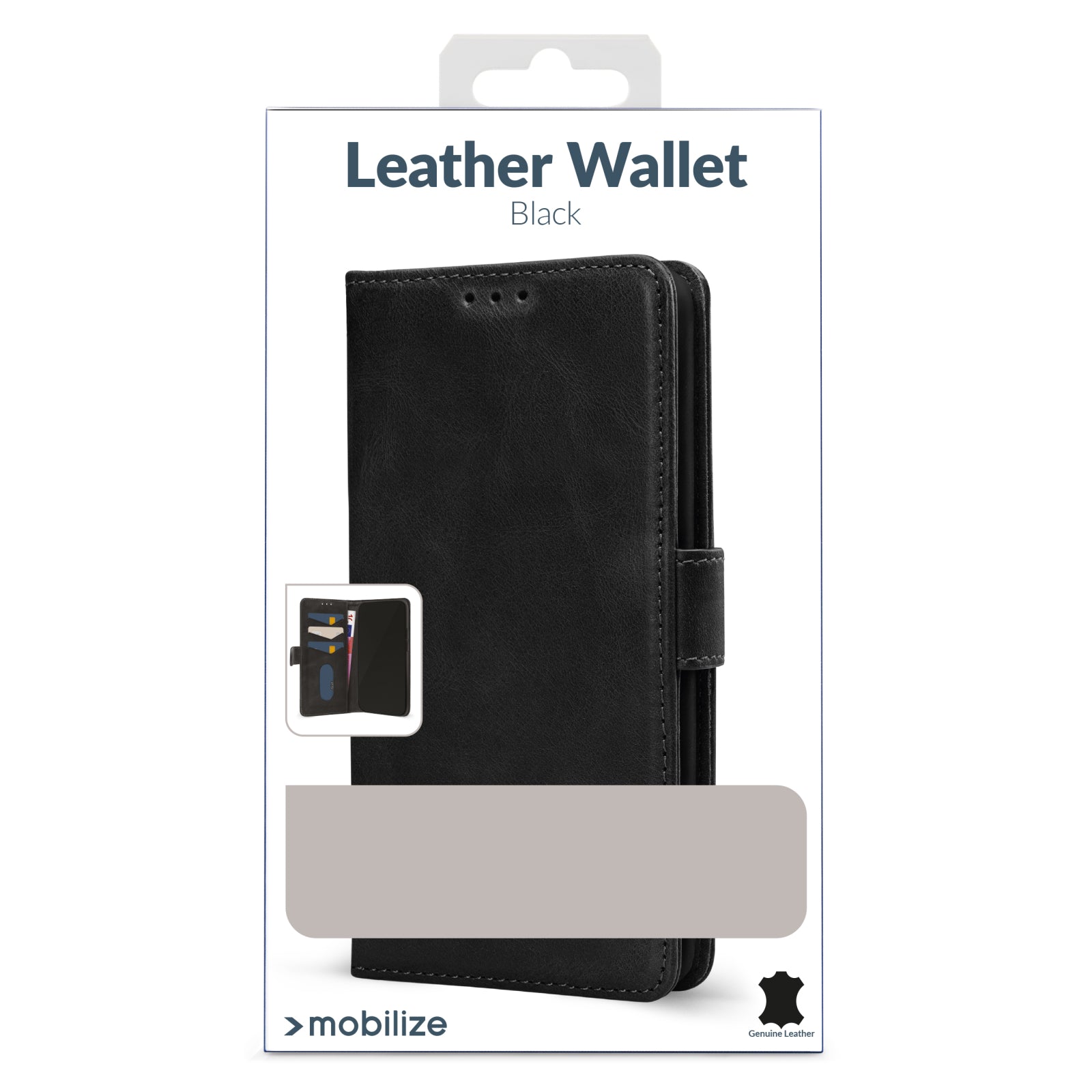 Mobilize Leather Wallet Apple iPhone Air Black