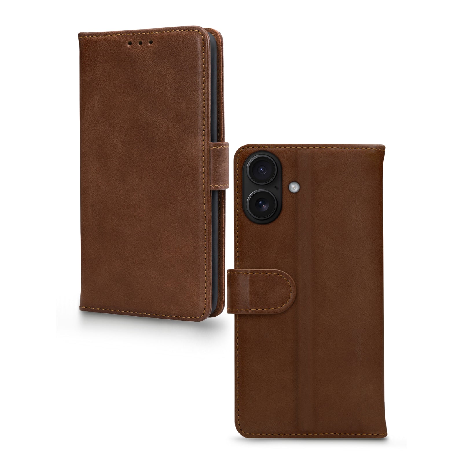 Mobilize Leather Wallet Apple iPhone 17 Brown