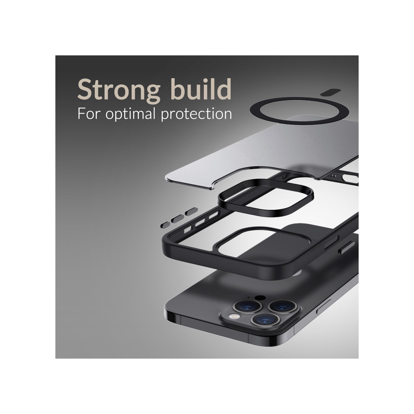Mobilize MagSafe Compatible Hybrid Pro Case Apple iPhone 17 Black