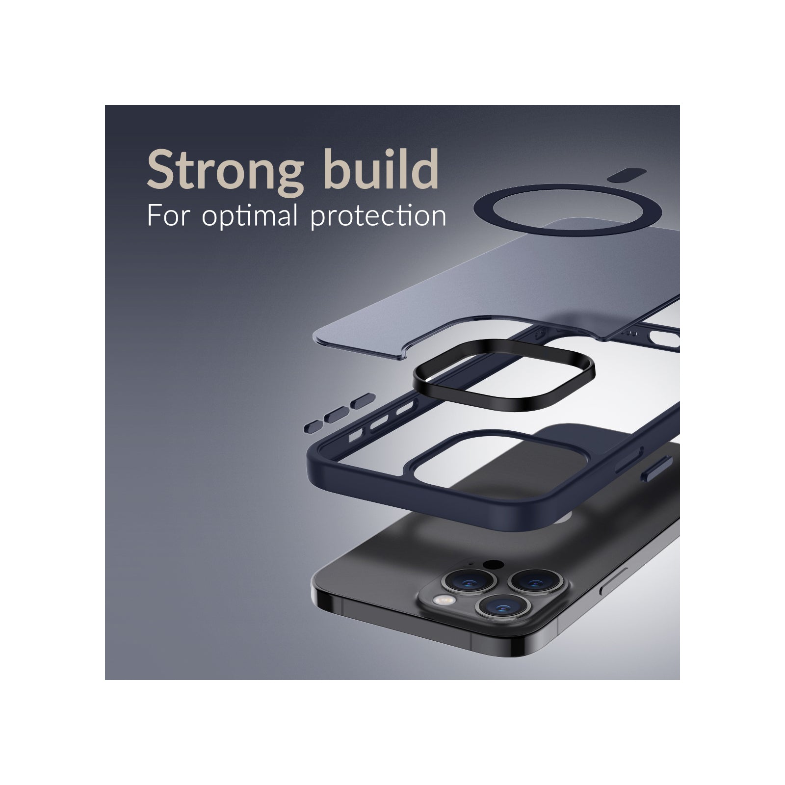 Mobilize MagSafe Compatible Hybrid Pro Case Apple iPhone Air Blue