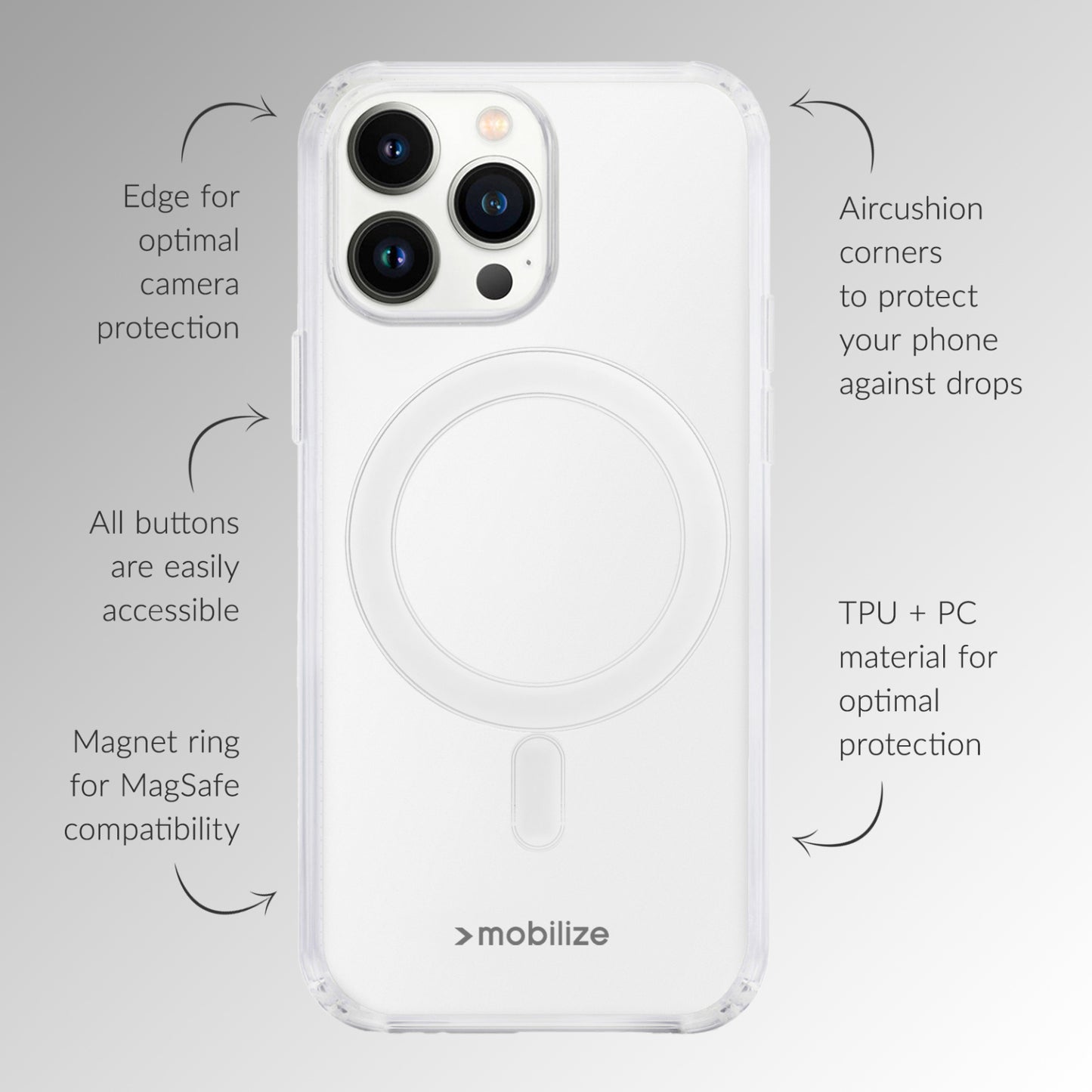 Mobilize Naked Protection Case Apple iPhone 17 Clear