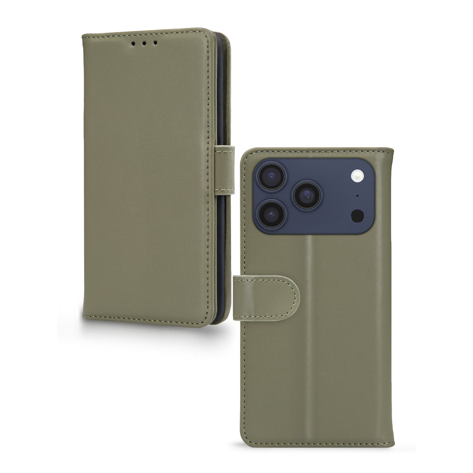 Mobilize Premium Gelly Wallet Book Case Apple iPhone 17 Pro Max Green