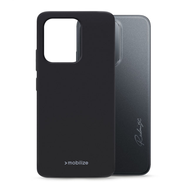 Mobilize Rubber Gelly Case Xiaomi Redmi 15C 4G/5G Matt Schwarz
