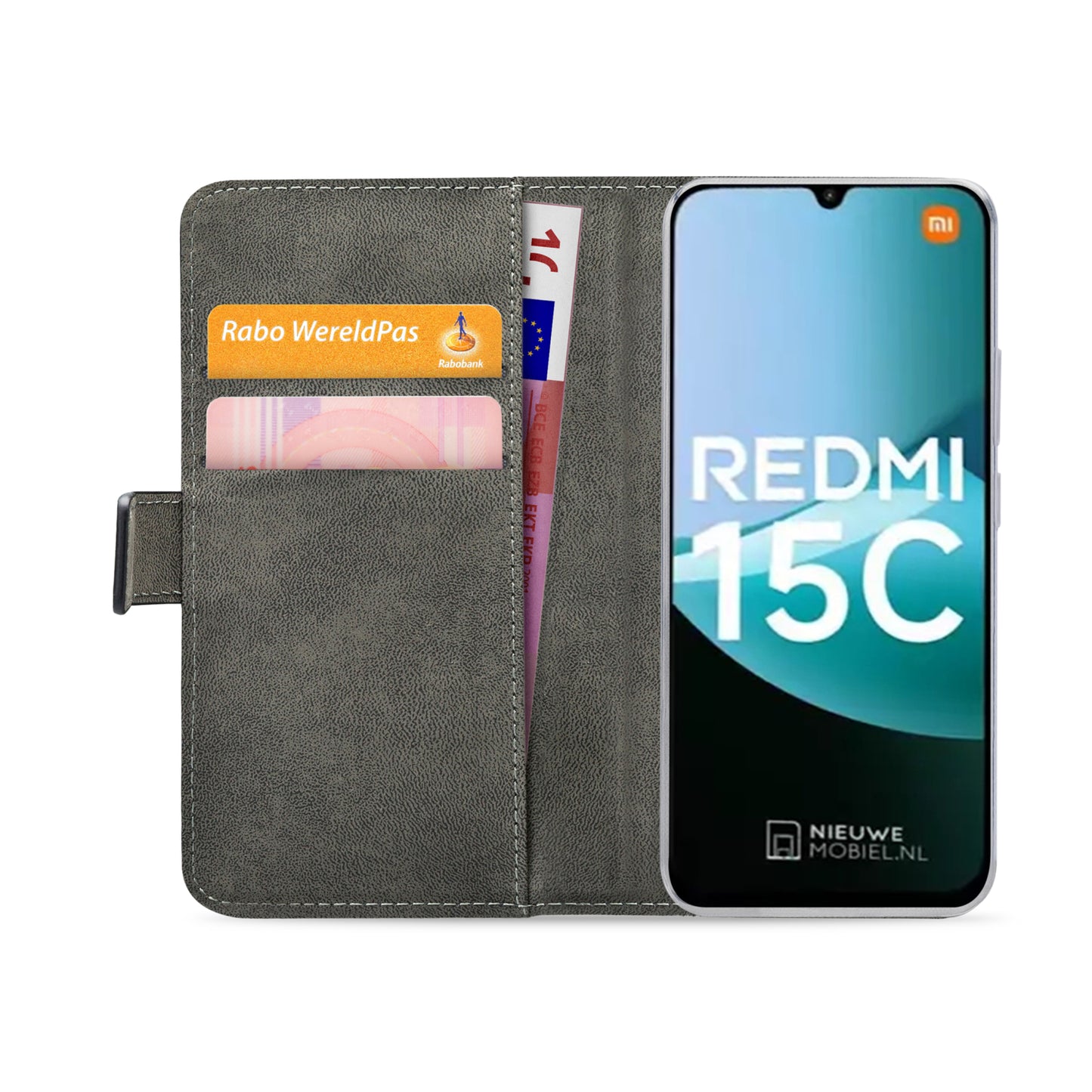Mobilize Classic Gelly Wallet Book Case Xiaomi Redmi 15C 4G/5G Black