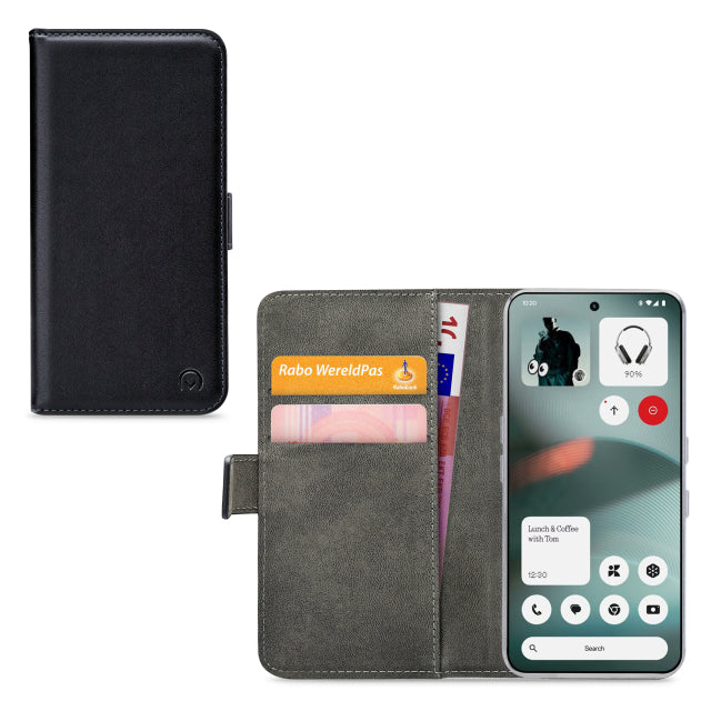 Mobilize Classic Gelly Wallet Book Case Nothing Phone (3) Noir