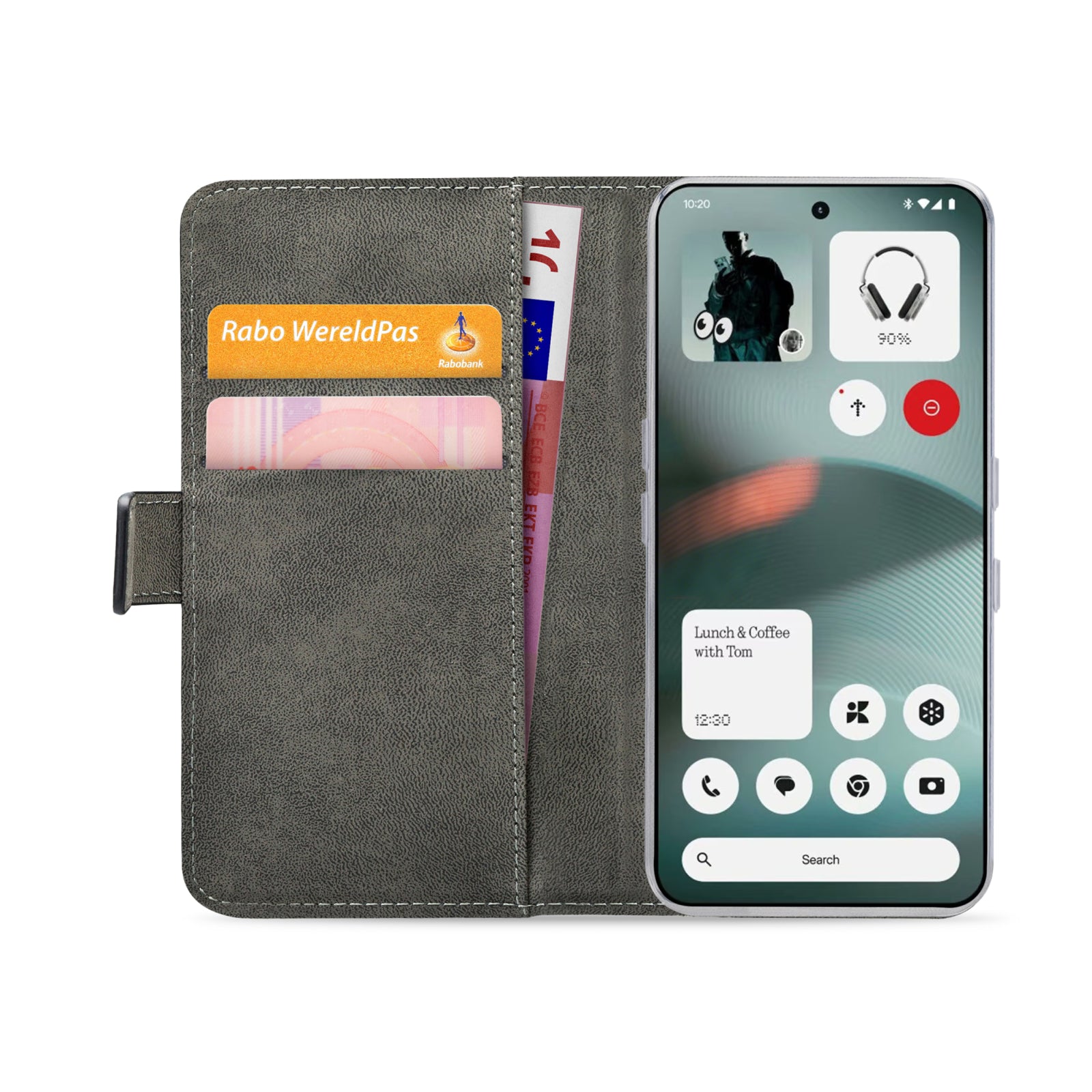 Mobilize Classic Gelly Wallet Book Case Nothing Phone (3) Black