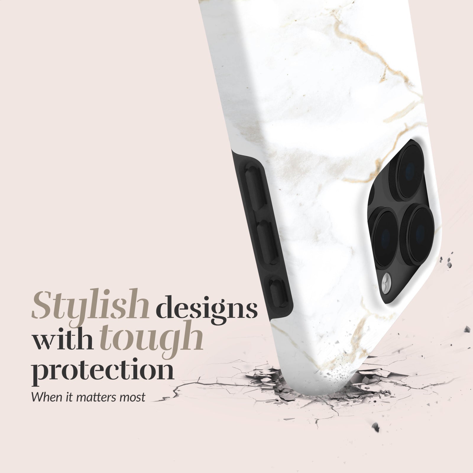 MIO White Marble Magsafe Compatible for iPhone Air