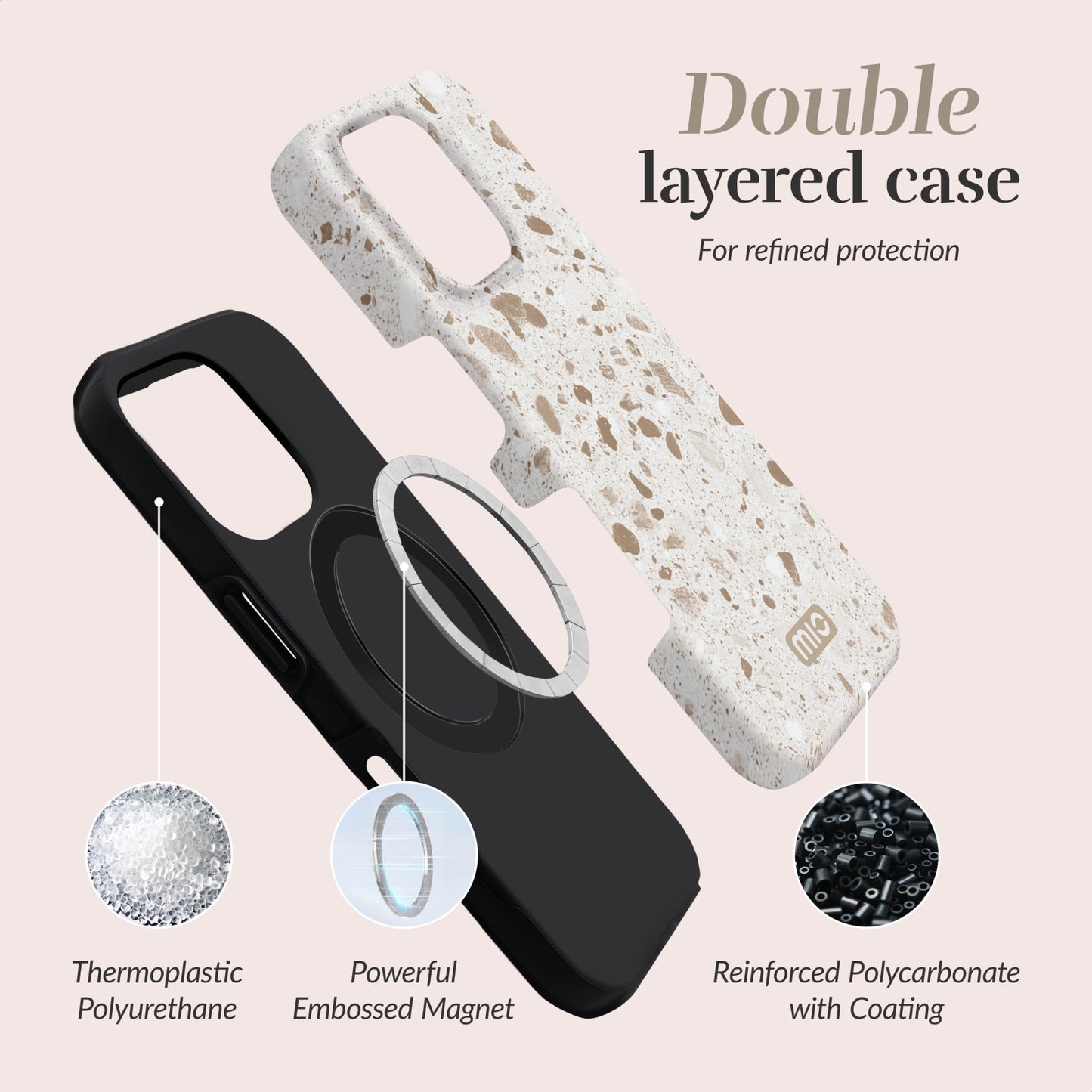 MIO Soft Terrazzo Magsafe Compatible for iPhone Air