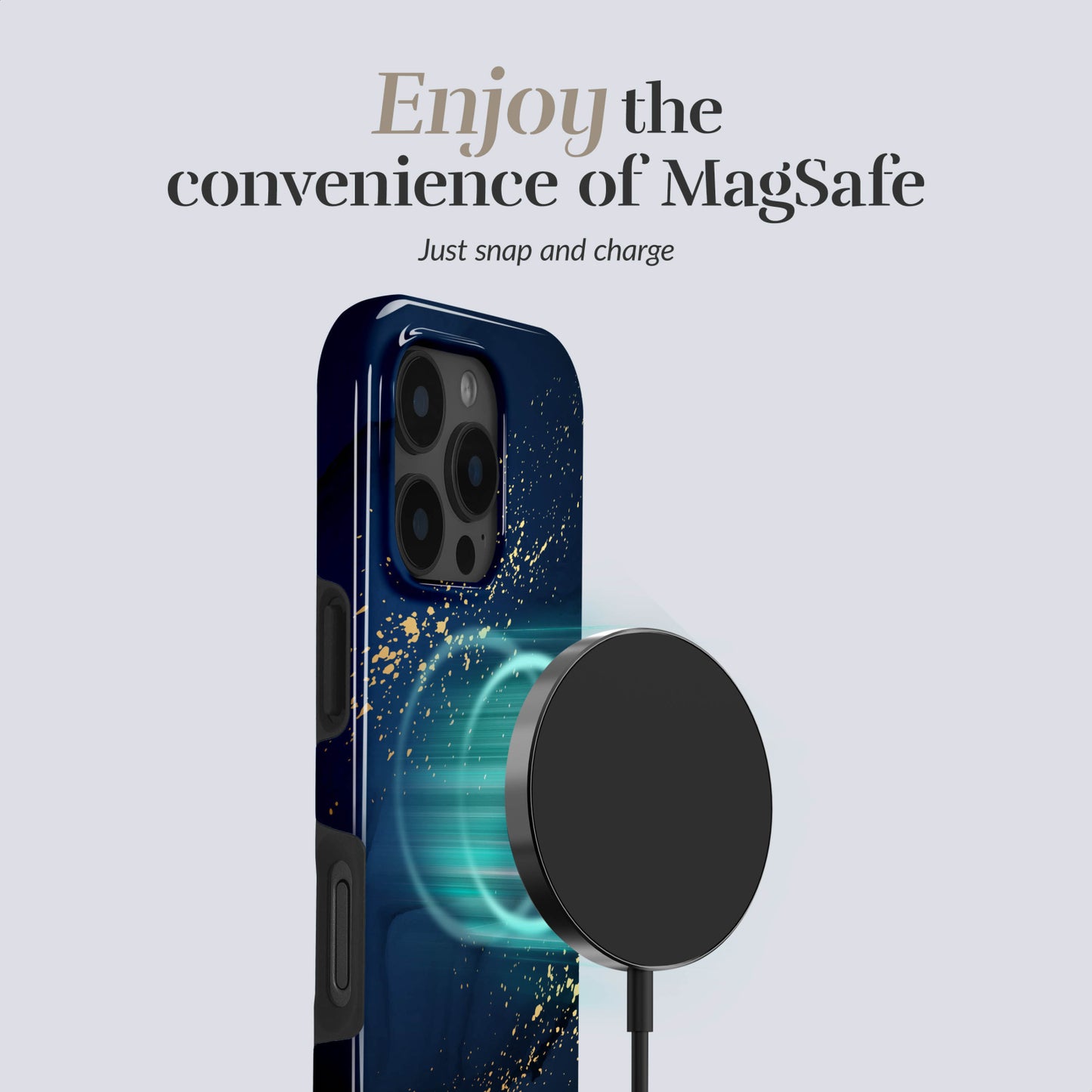 MIO Midnight Sparkle Magsafe Compatible for iPhone 17 Pro Max