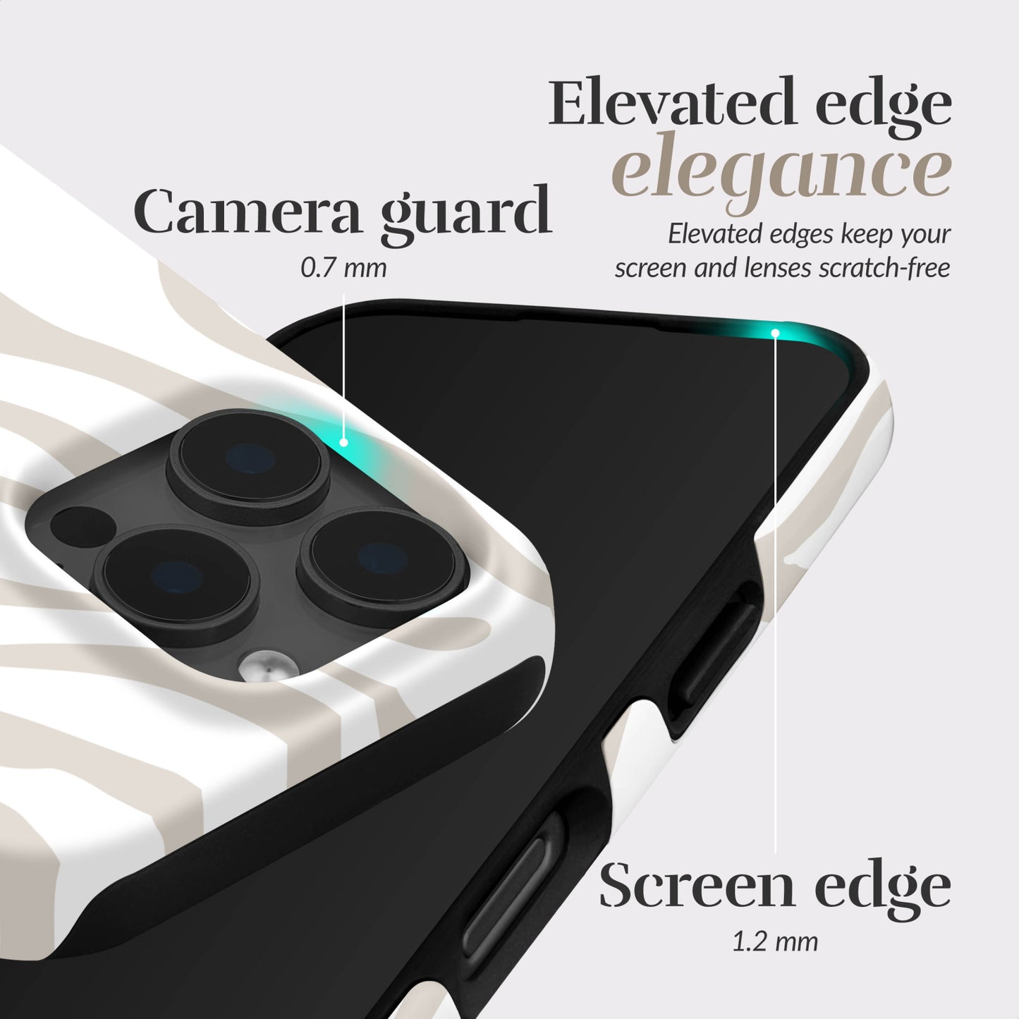 MIO Sandy Zebra Magsafe Compatible for iPhone 17 Pro Max