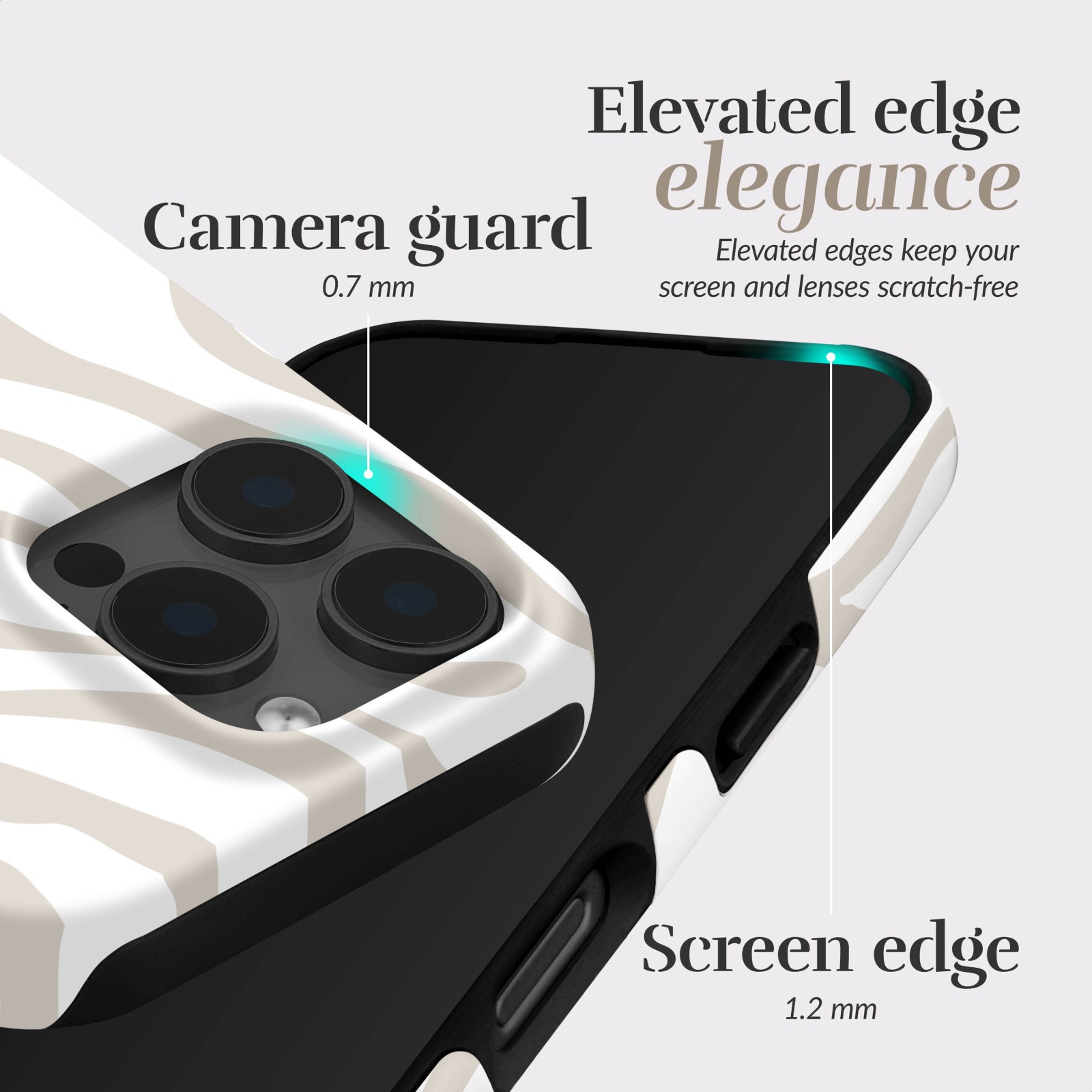 MIO Sandy Zebra Magsafe Compatible for iPhone 17 Pro Max