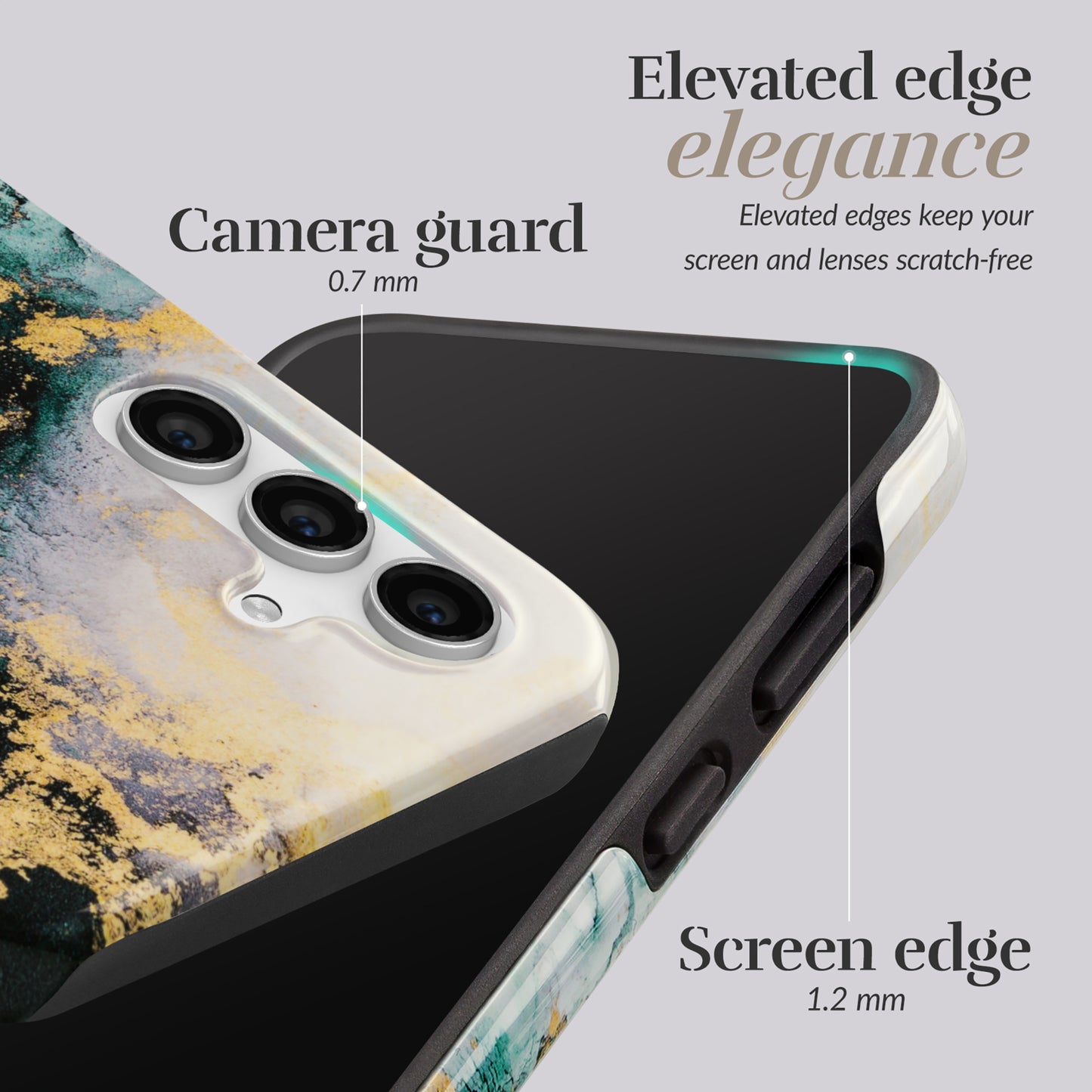 MIO Green Marble Magsafe Compatible for Samsung A17 (4G/5G)/A18 5G