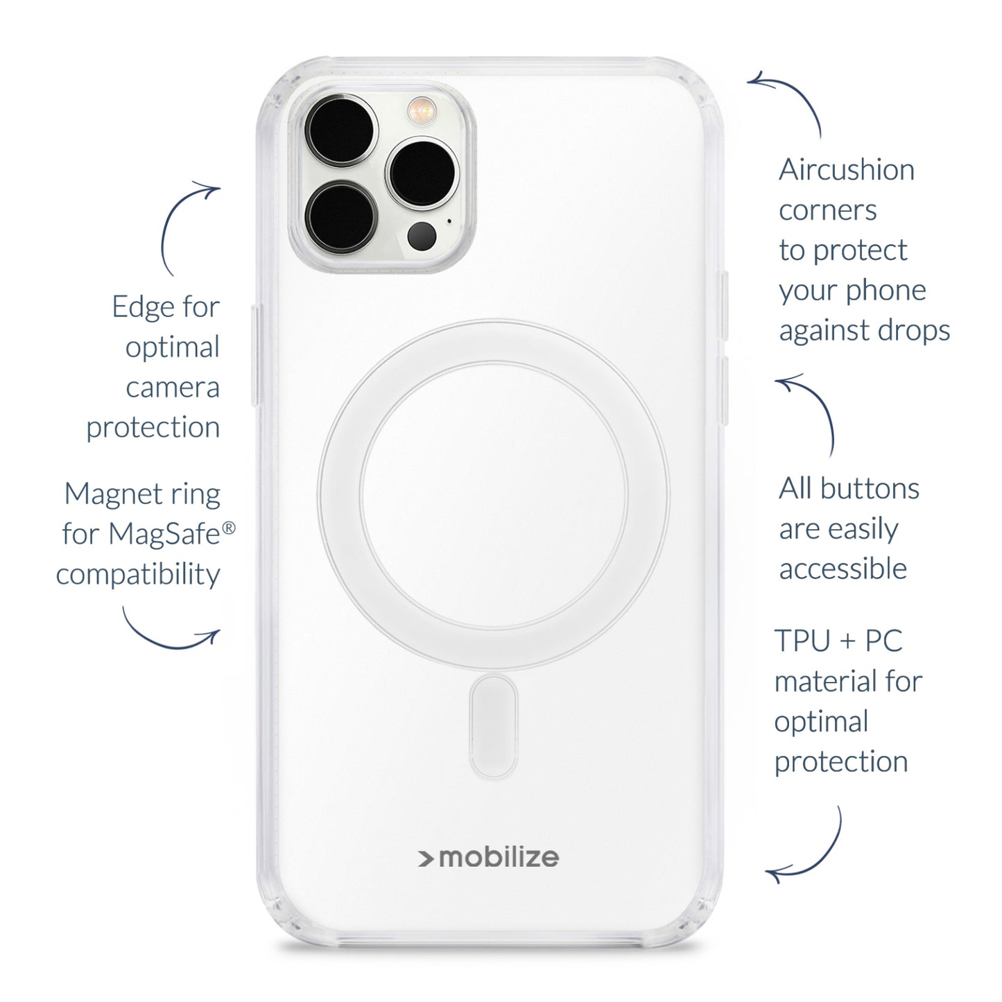 Mobilize Magsafe Compatible Naked Protection Case for Samsung Galaxy A17 (4G/5G)/A18 5G Clear