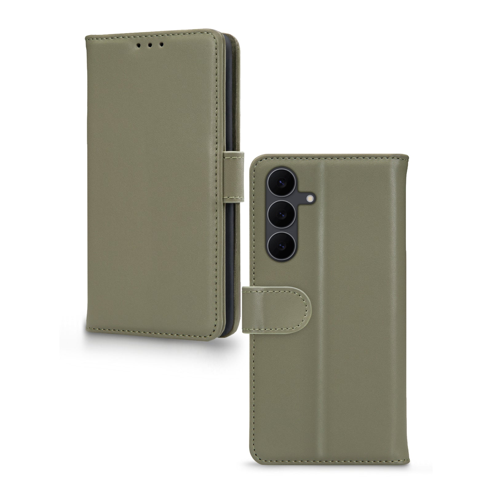 Mobilize Premium Gelly Wallet Book Case Samsung Galaxy S25 FE Green