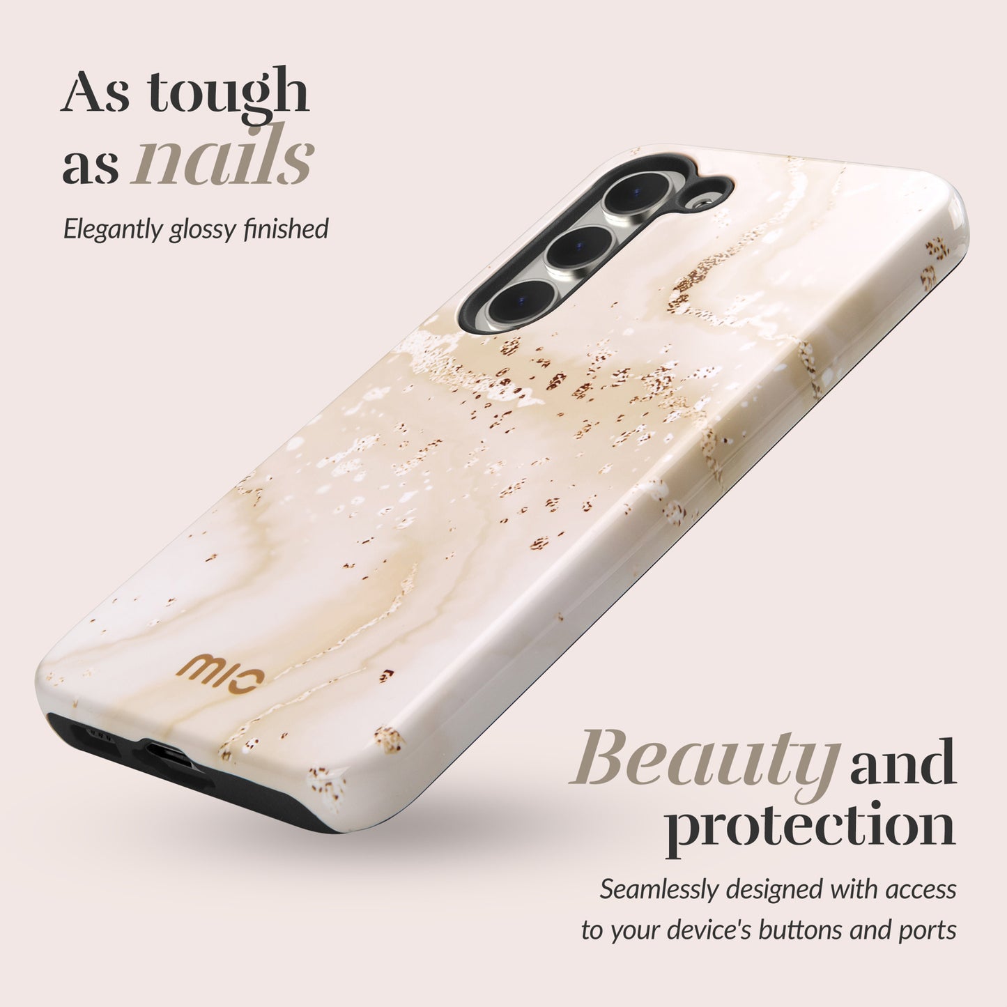 MIO Gold Marble Magsafe Compatible for Samsung S25 FE 5G