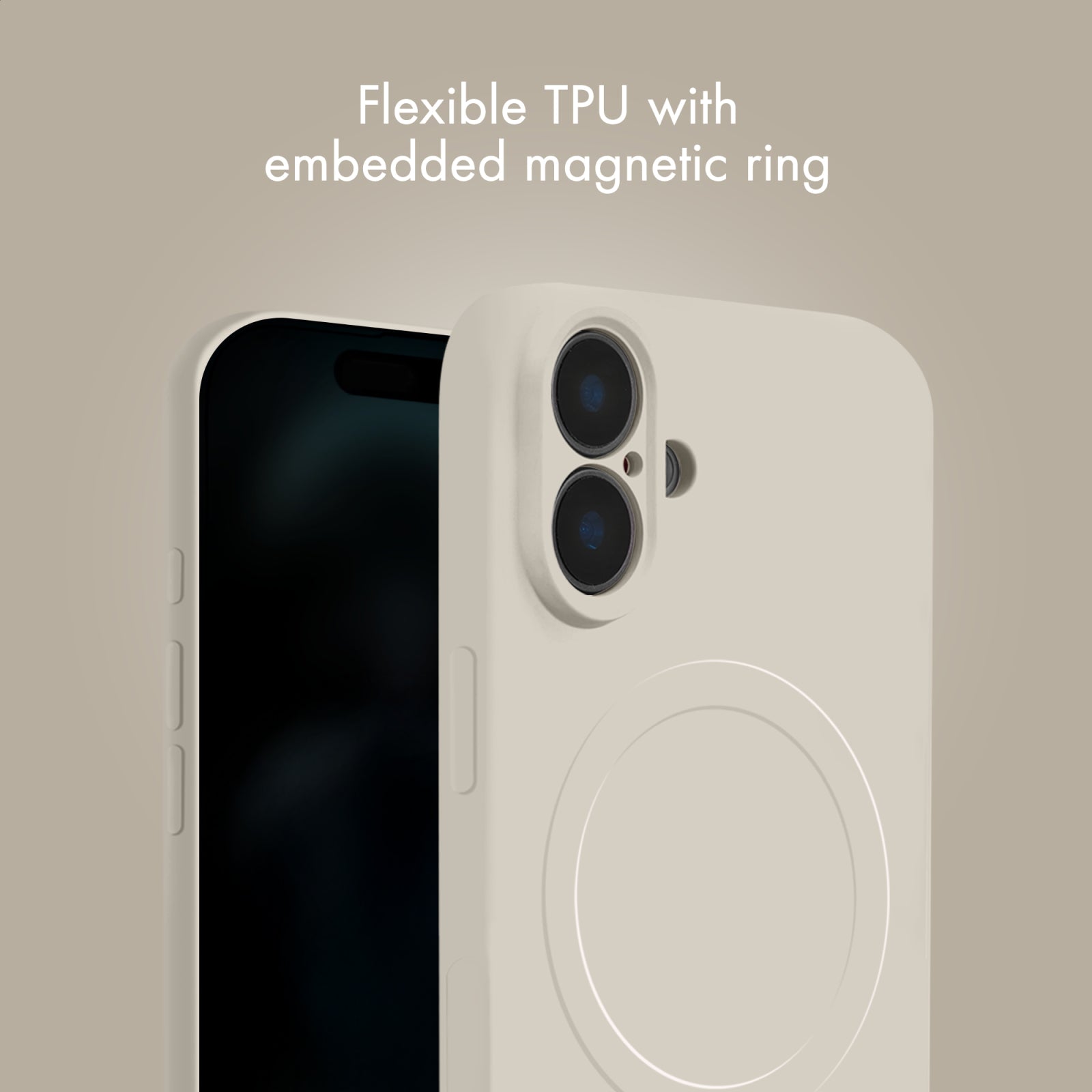My Style Protective Flex Magsafe Compatible Case for iPhone Air Antique White