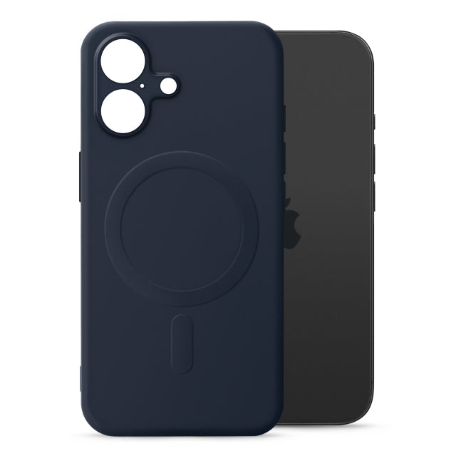 Coque My Style Protective Flex compatible MagSafe pour iPhone 17 Bleu nuit
