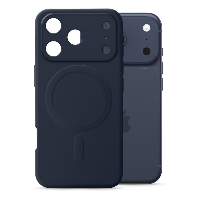 My Style Coque Protective Flex Compatible Magsafe pour iPhone 17 Pro Bleu Nuit