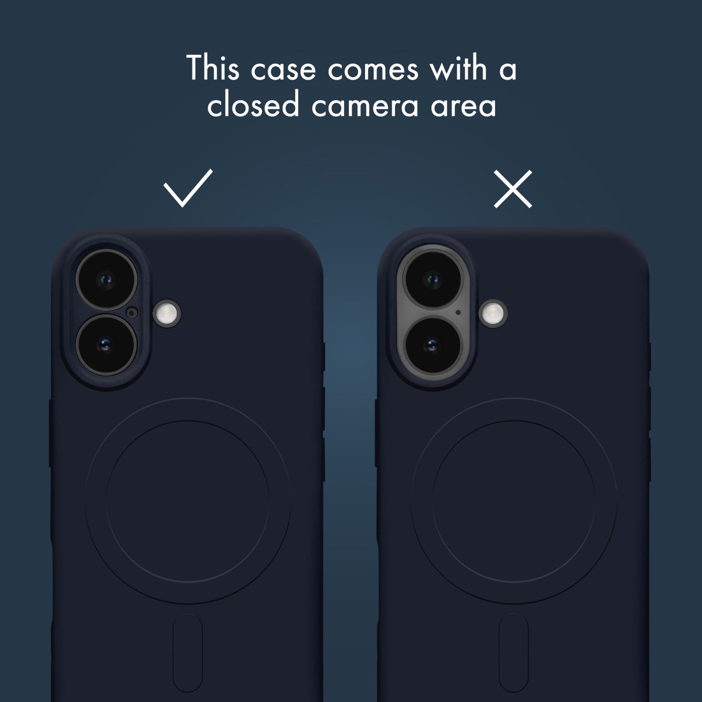 My Style Protective Flex Magsafe Compatible Case for iPhone 17 Pro Midnight Blue