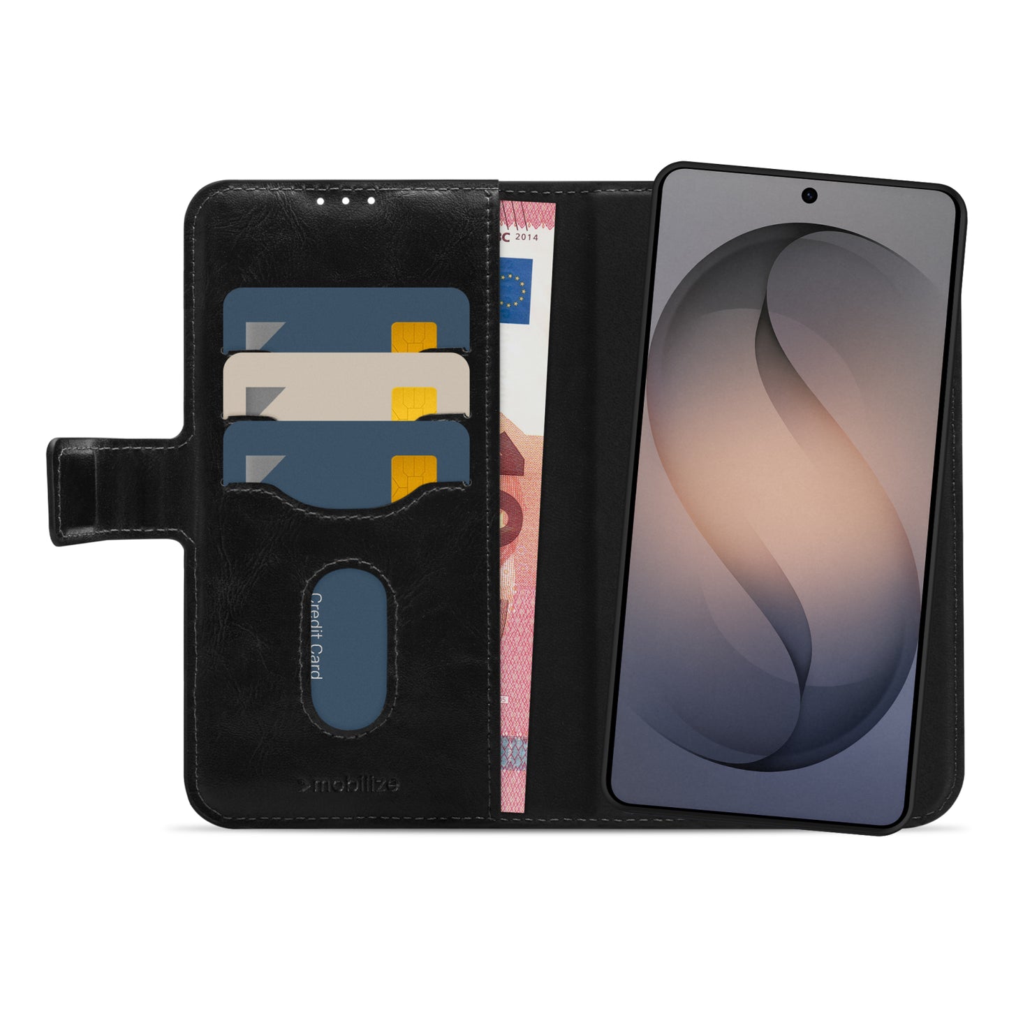 Mobilize 2in1 Magsafe Compatible Gelly Wallet Case Samsung Galaxy S26 Ultra 5G Black