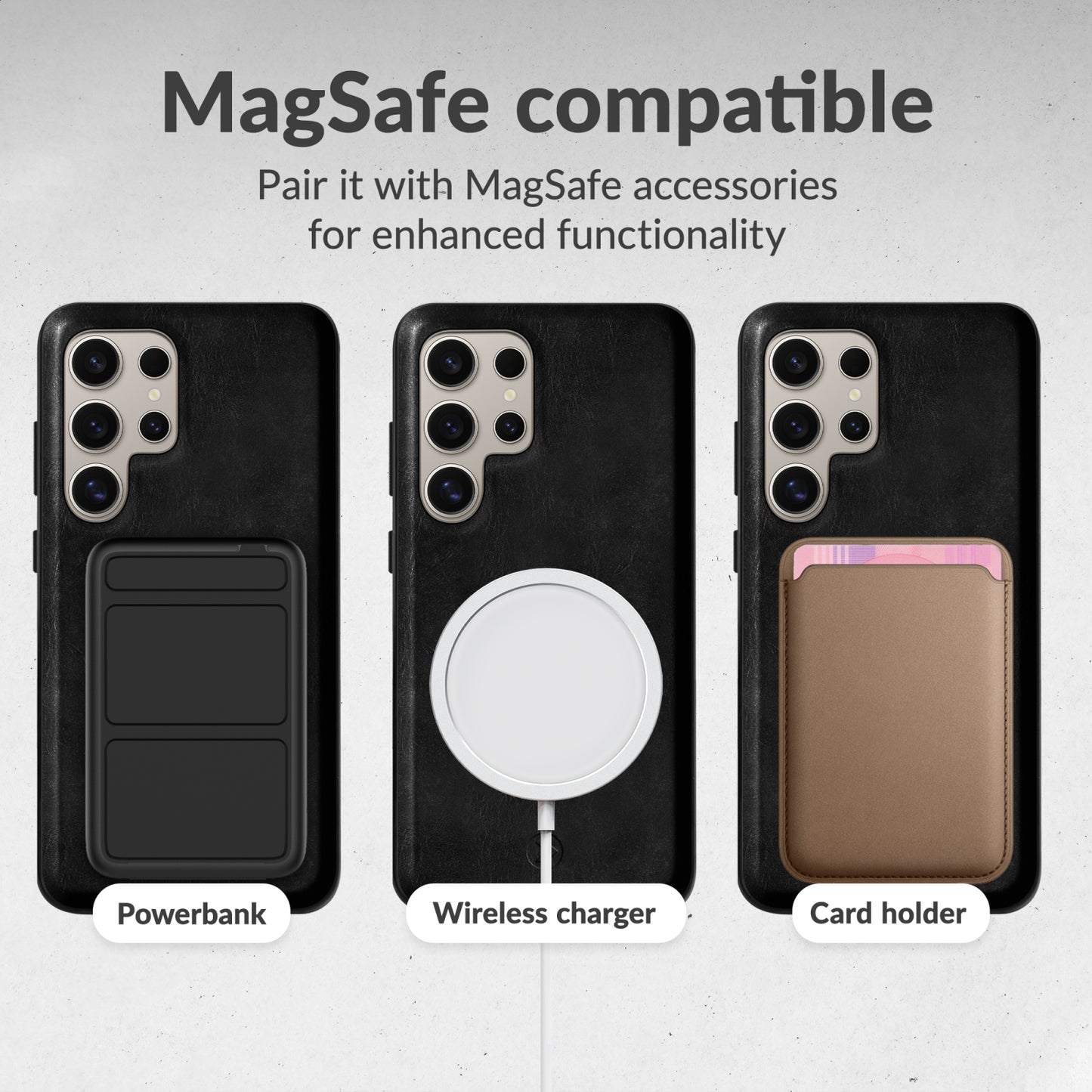 Mobilize 2in1 Magsafe Compatible Gelly Wallet Case Samsung Galaxy S26 Ultra 5G Black