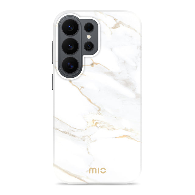 MIO White Marble Magsafe Compatible for Samsung S26 Ultra 5G