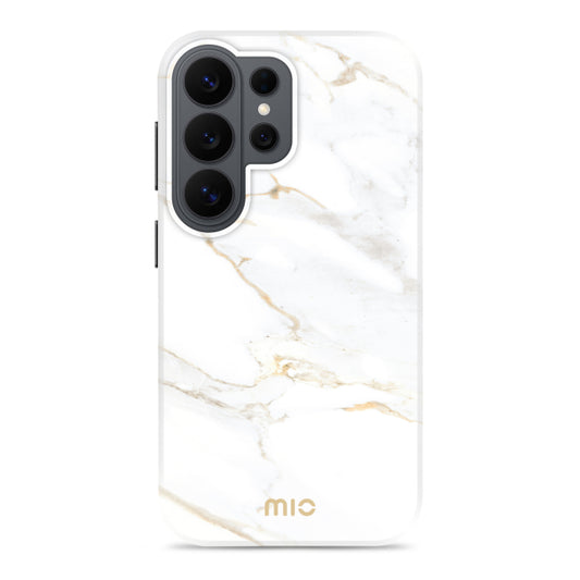 MIO White Marble Magsafe Compatible for Samsung S26 Ultra 5G