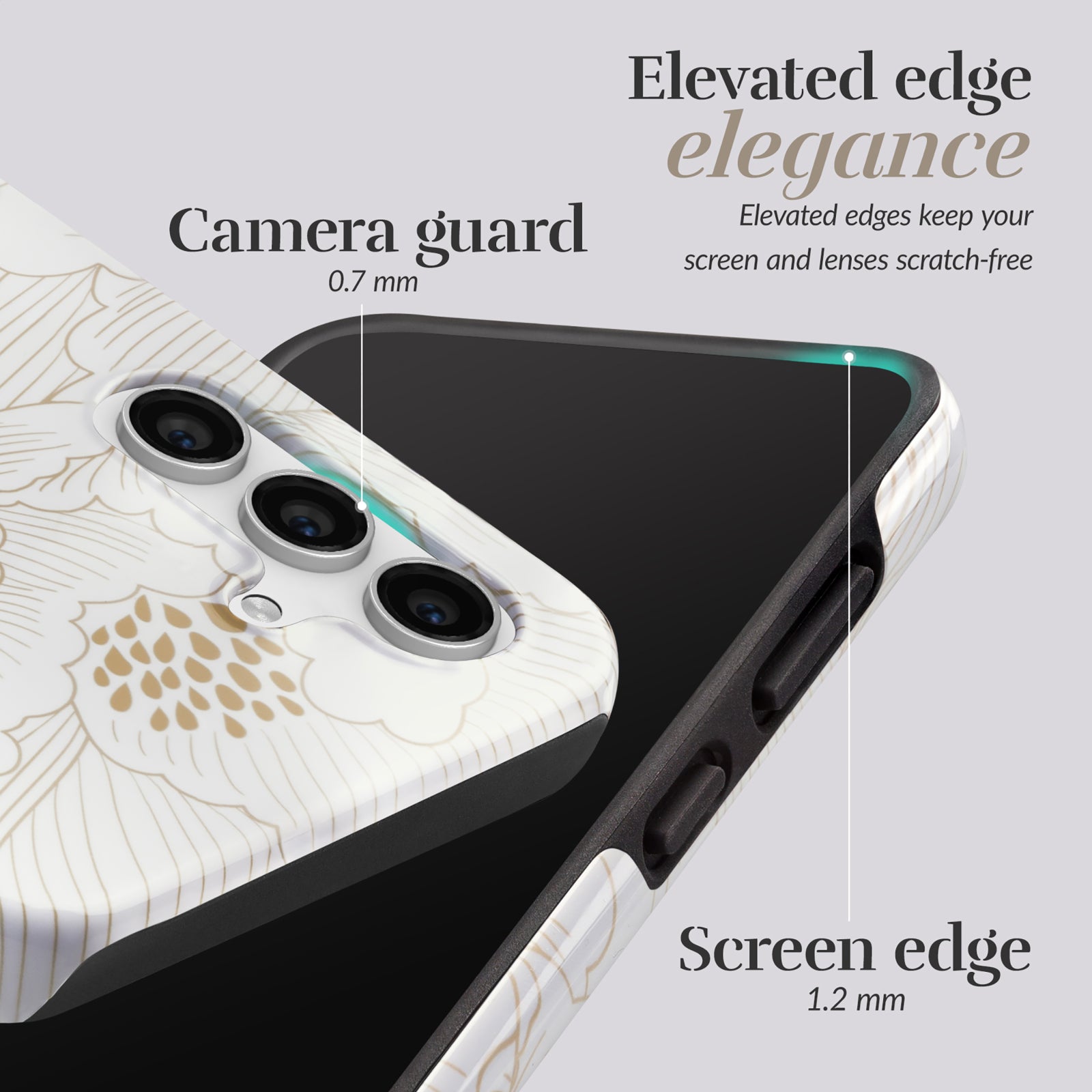 MIO White Roses Magsafe Compatible for Samsung S26 5G