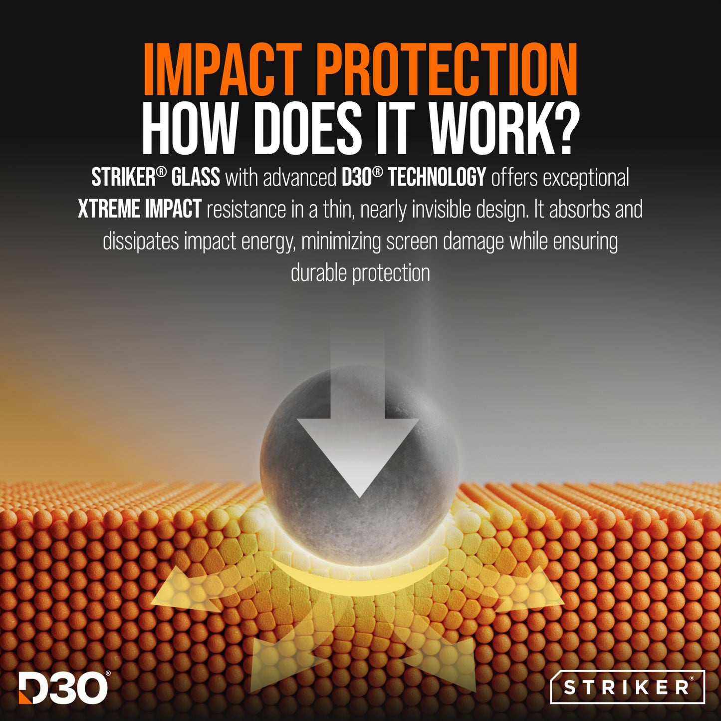 Striker X-Core - D3O Xtreme Impact Mag Case - Clear - Samsung S26 5G