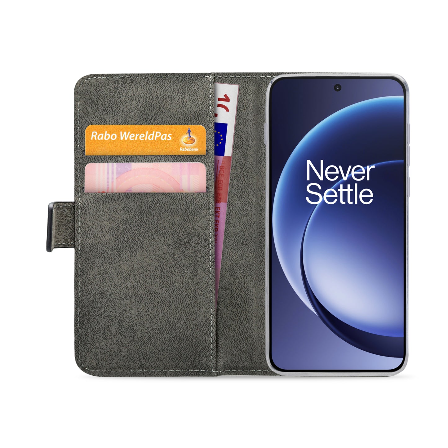 Mobilize Classic Gelly Wallet Book Case OnePlus 15R Black