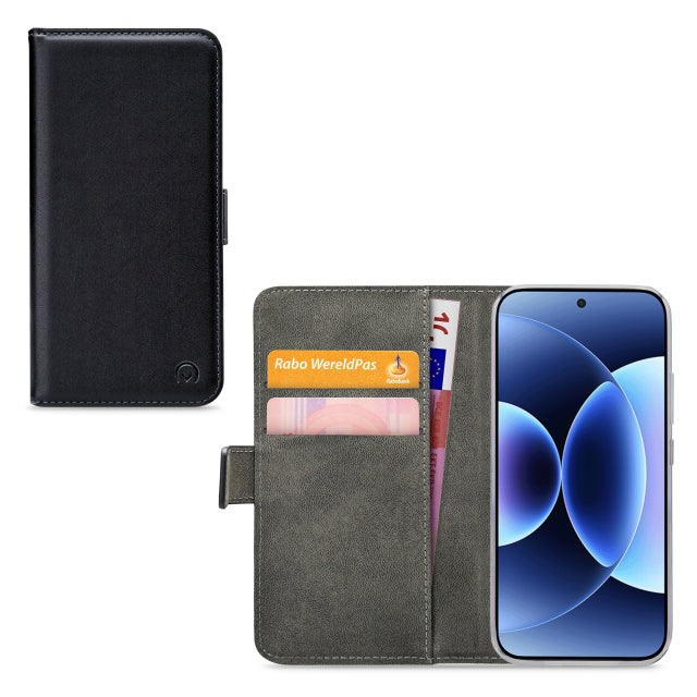 Mobilize Classic Gelly Wallet Book Case Xiaomi 17 Pro Max Schwarz