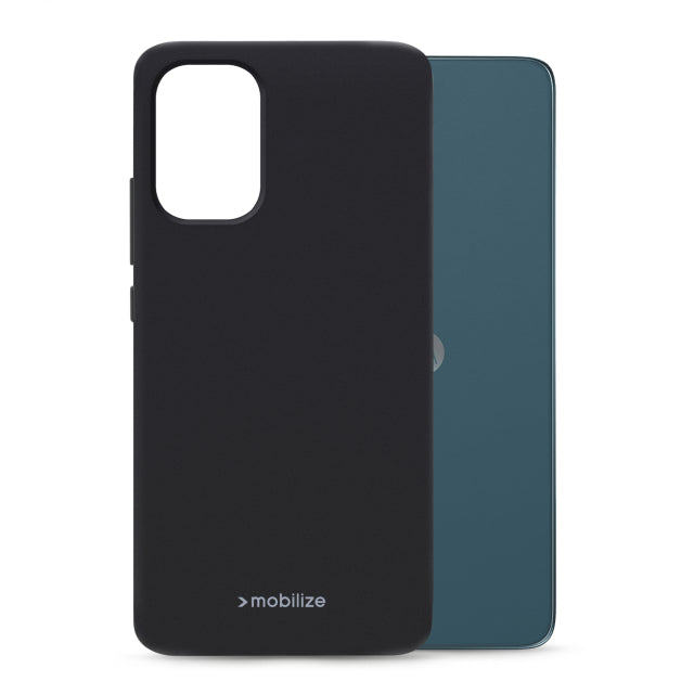 Mobilize Rubber Gelly Hülle Motorola Moto G06/G06 Power Matt Schwarz