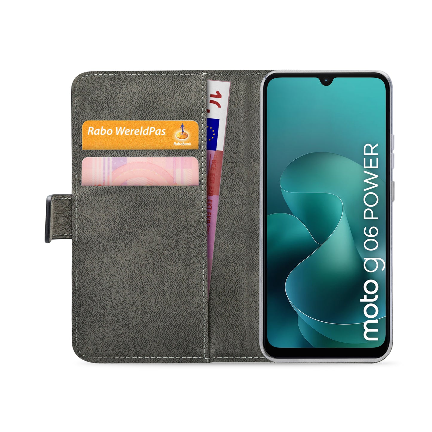 Mobilize Classic Gelly Wallet Book Case Motorola Moto G06/G06 Power Black