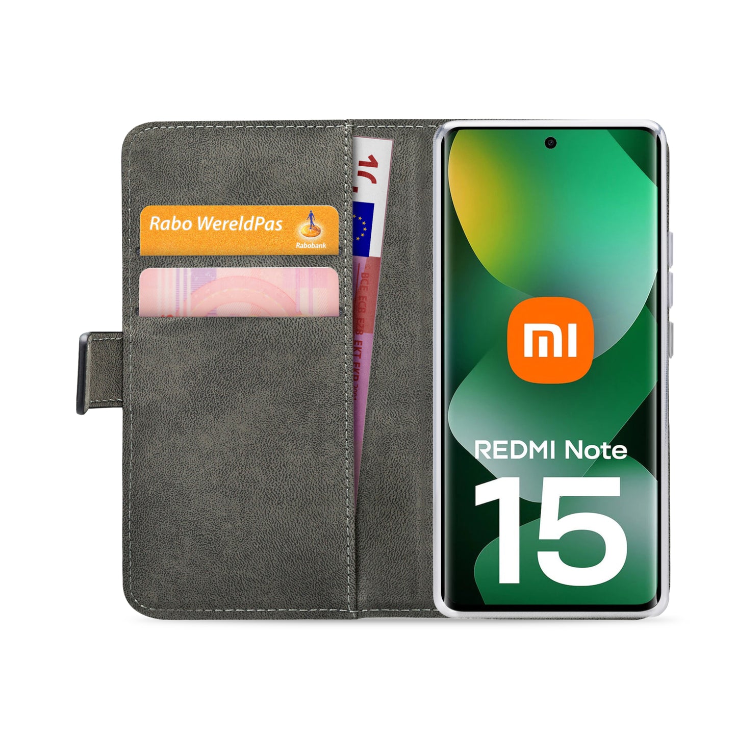 Mobilize Classic Gelly Wallet Book Case Xiaomi Redmi Note 15 5G Black