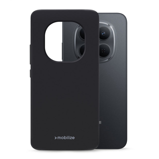 Mobilize Rubber Gelly Case Xiaomi Redmi Note 15 Pro Mattschwarz