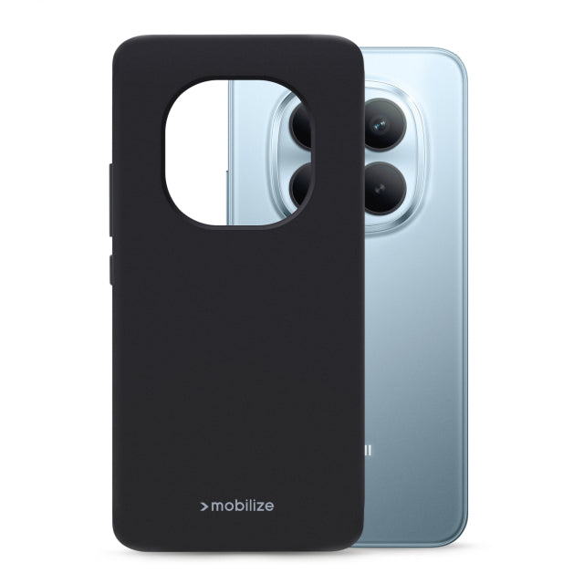 Mobilize Rubber Gelly Case Xiaomi Redmi Note 15 Pro+ 5G Noir Mat