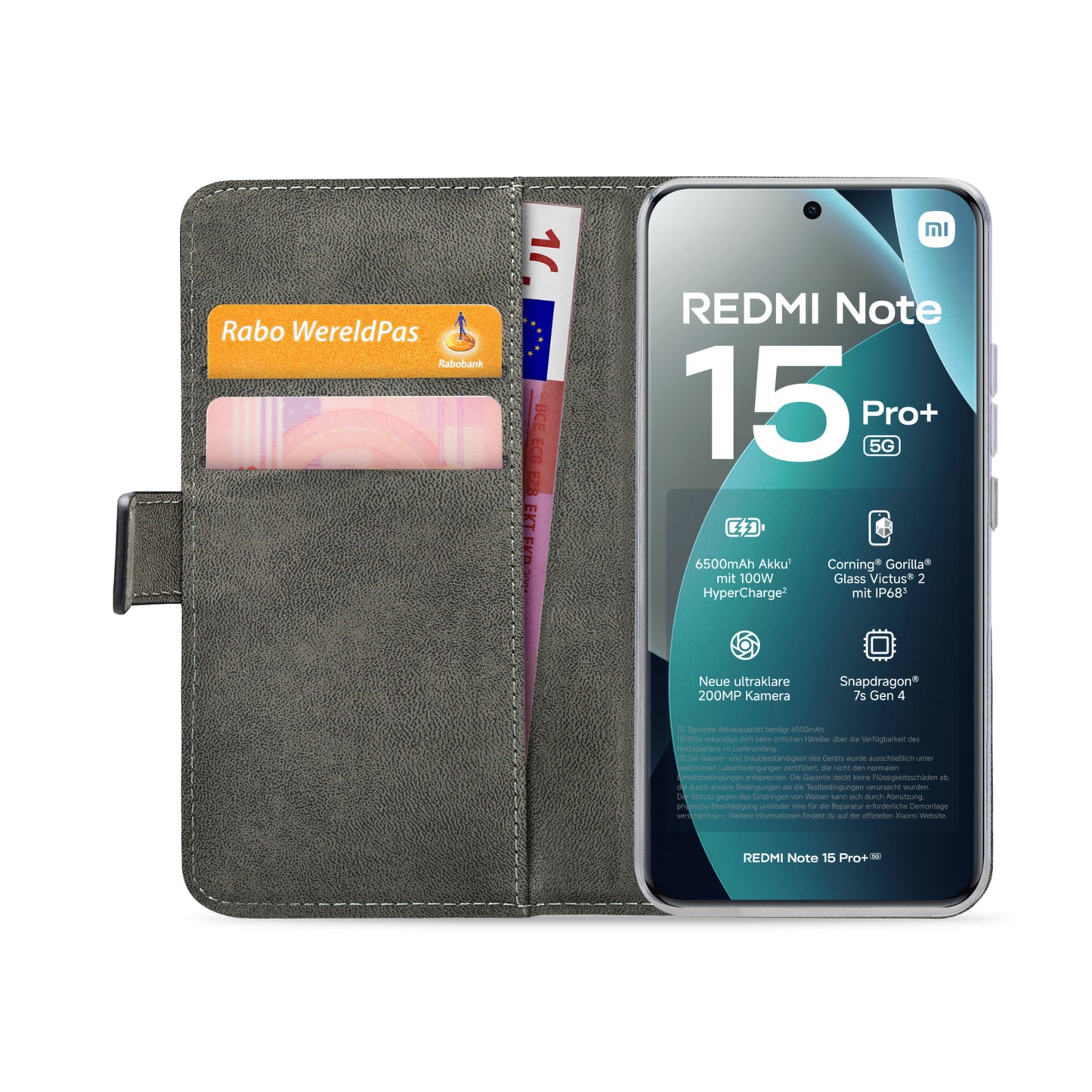 Mobilize Classic Gelly Wallet Book Case Xiaomi Redmi Note 15 Pro+ 5G Black